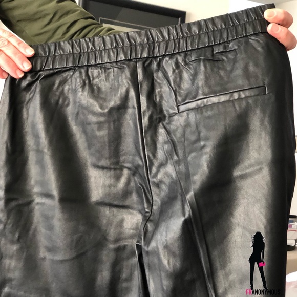 Black Leather Pants - Picture 4 of 4